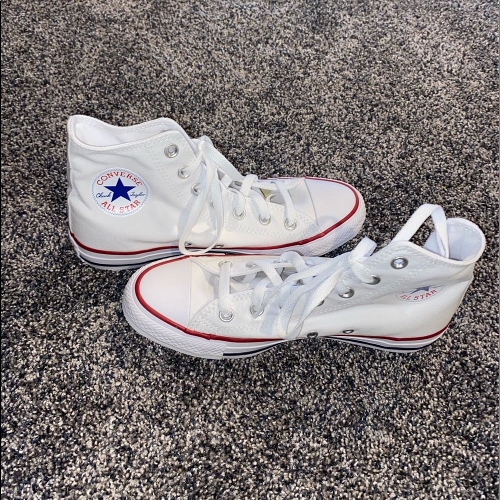 White high top converse